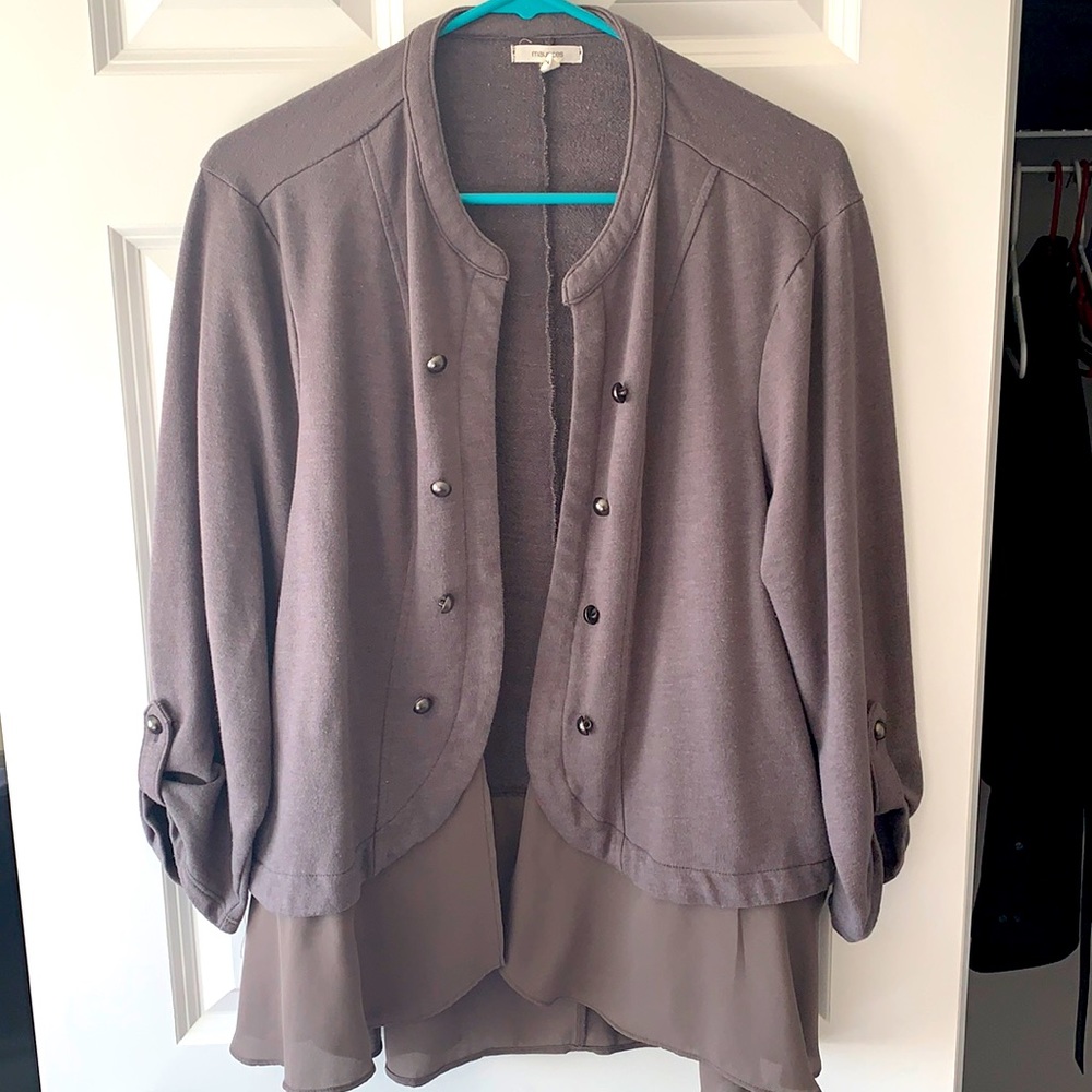 Grey cardigan